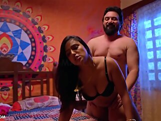 Bad Indian Heavy Battle-axe Diverting Sexual congress Movie